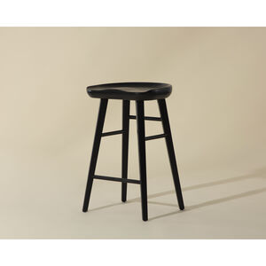 Dominic 26.5 inch Black Counter Stool